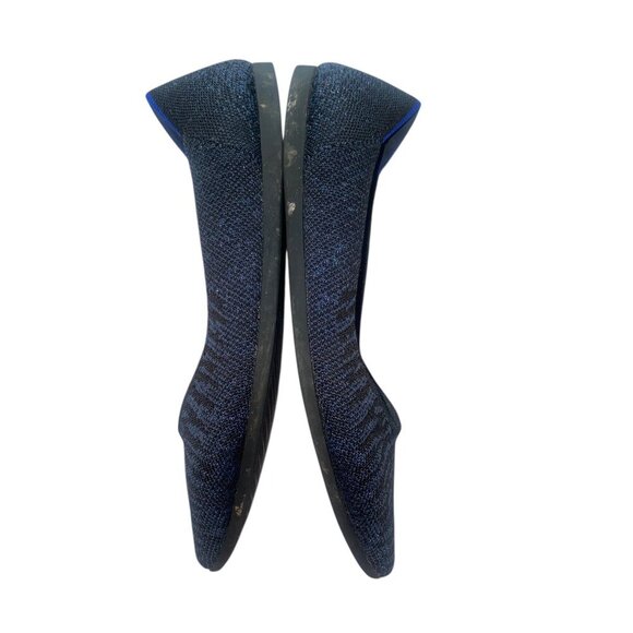 Rothy's Womens Size 5 Navy Blue Pointed Toe Flats VGUC - Picture 7 of 14